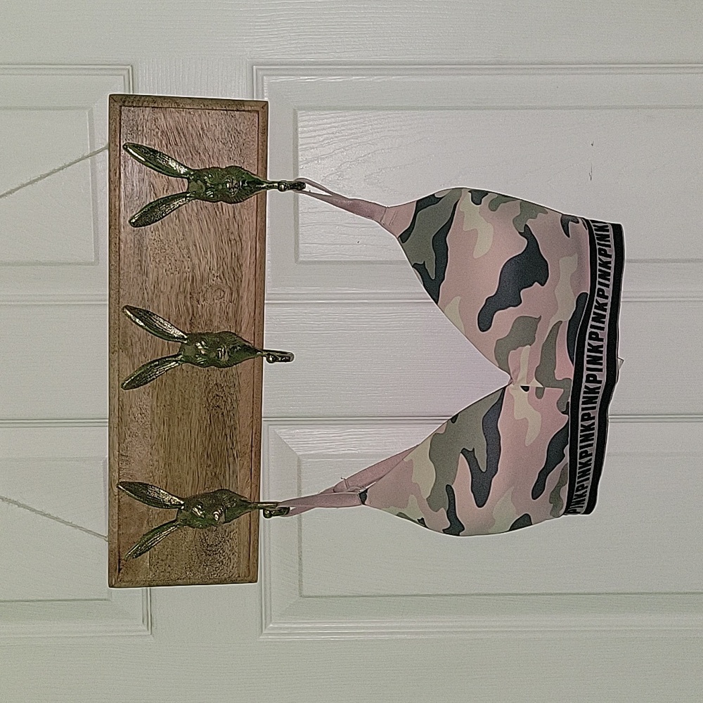 34DD PINK Pink Camo Wear Everywhere Wireless Bra